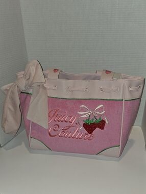 Juicy Couture Pink Strawberry Daydreamer Tote Bag